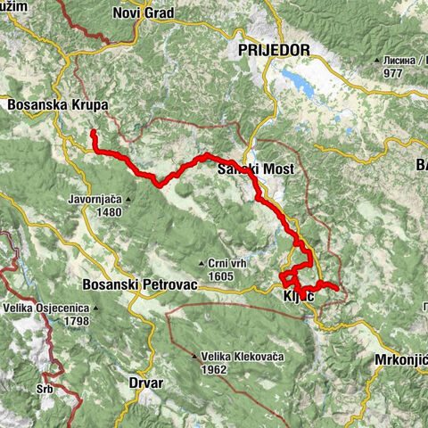 Zalin - Sanski Most - Lubica - Općina Ključ