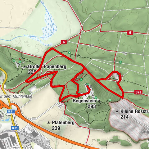 Blankenburg - Kleine Sandhöhlen - Große Sandhöhlen