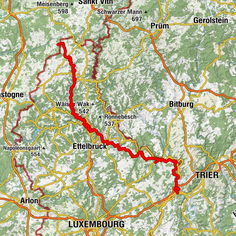 Corneliuskierch - Andreaskierch - Saint-Maximin - Wasserbilligerbrück