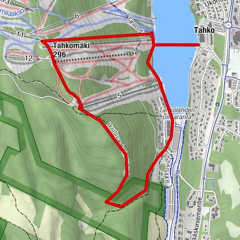 Tahko - Tahkomäki - Pehkubaari - Nilsiä
