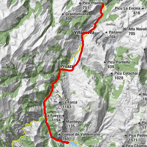 Tuñón - La Casina - Iglesia de San Román de Villanueva - Proaza