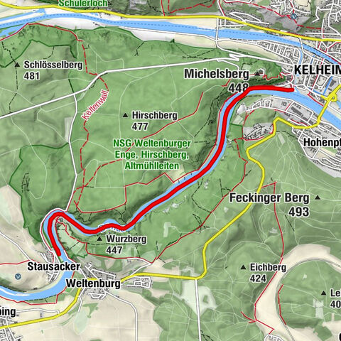 Stausacker - Wurzberg - Drei feindliche Brüder - Kelheim