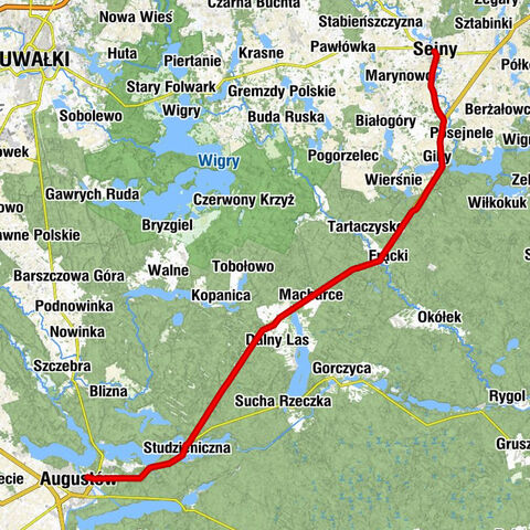 Skarpa - Sejny - Augustów - Zarzecze