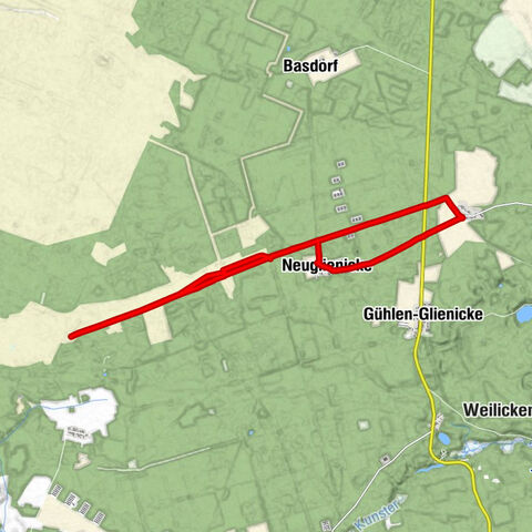 Neuglienicke - Rheinsberg Glienicke