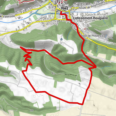 Hiking route "The Millarettes plateau"