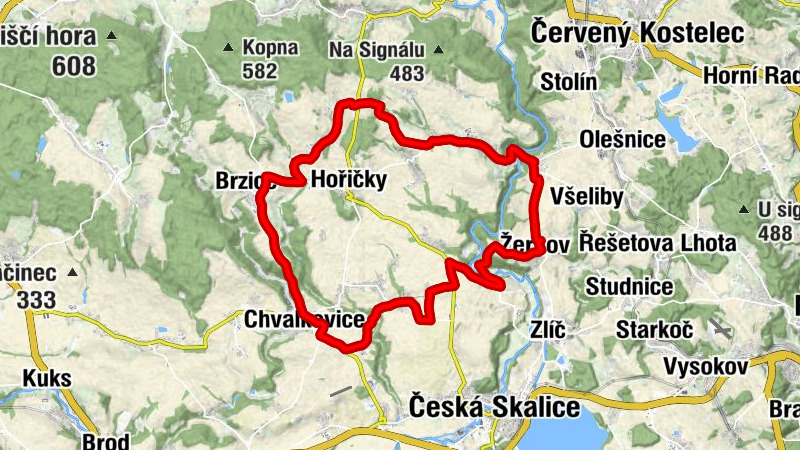 Žernov - Červená Hora - Kaple Panny Marie Sněžné - kaple Panny Marie Sněžné