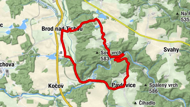 svatý Jakub - Brod nad Tichou - Kostel sv. Václava - Vysoké Sedliště