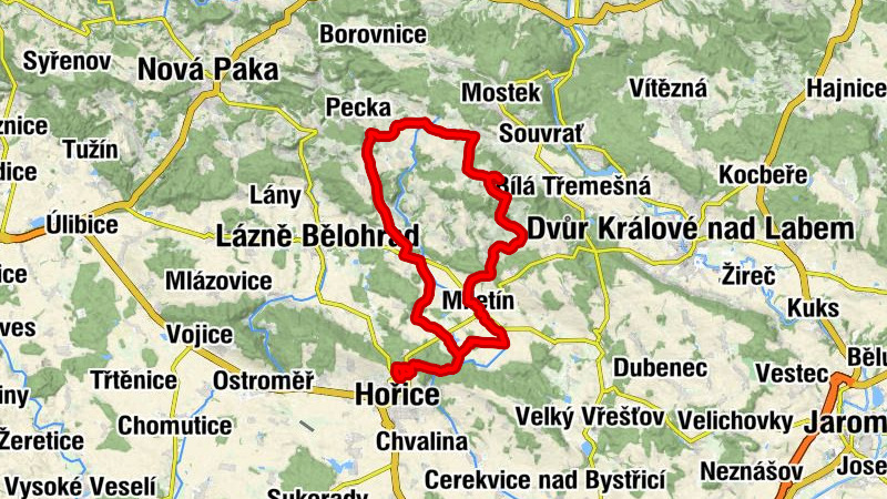 U Věže - U kapličky - Raisova chata - Zvičina