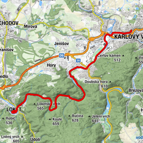 Karlovy Vary - Restaurace Svatošské Skály - svatá Anna