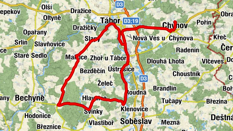 Chýnov - Bowle - Restaurace Zárybičná Lhota - Nejsvětější Trojice