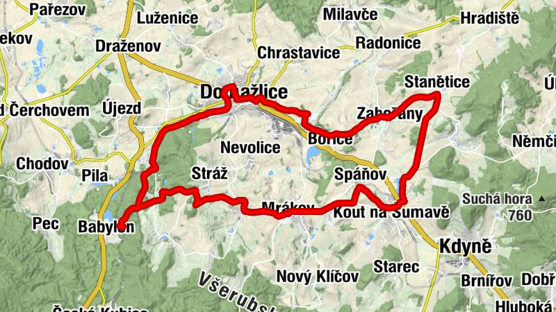 Babylon - Nanebevzetí Panny Marie - Svatá Kunhuta - Kubíčkova skála