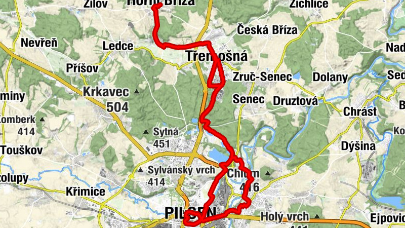 Horní Bříza - Třemošná - Albion - Biskupská kaple sv. Františka z Assisi