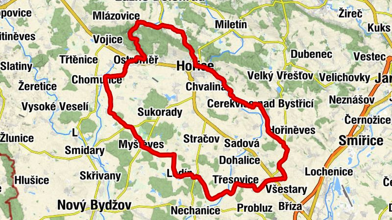 Střezetice - Nanebevzetí Panny Marie - Hořice - Dlouhé Dvory