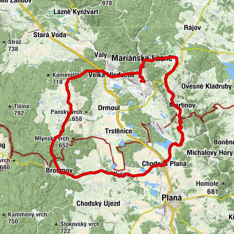Mariánské Lázně - Židův kopec - Kostel Nejsvětější Trojice - svatý Jan Křtitel