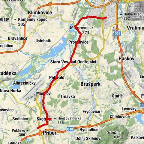 Výškovice u Ostravy - Nanebevzetí Panny Marie - U Babek - Kaple Prchalov