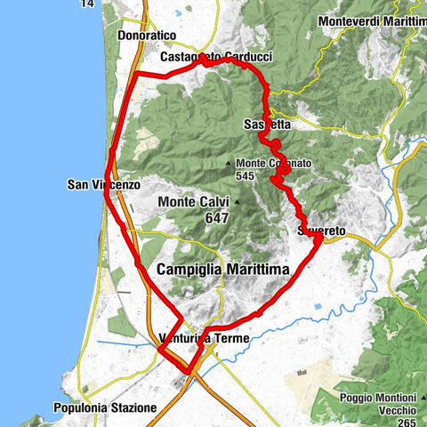 Campiglia Marittima - Pieve di San Giusto - Chiesa della Santissima Annunziata - Chiesa di Sant'Andrea