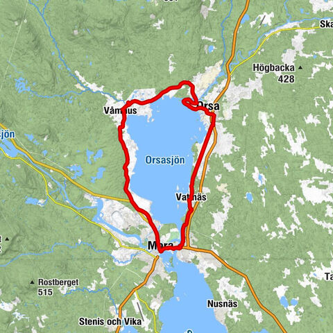 Orsa - Hansjö - Mora