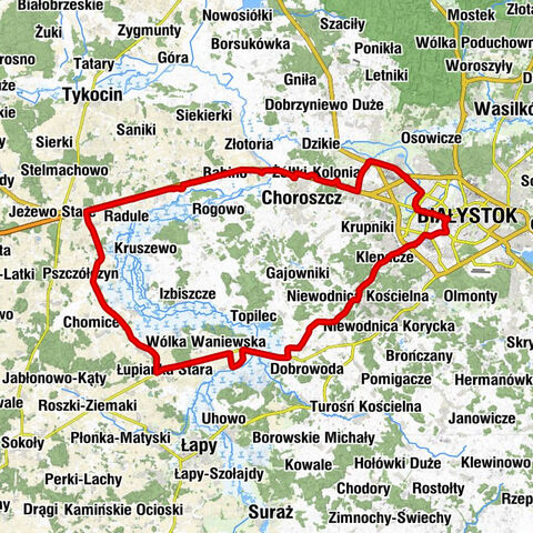 Białystok - Kościół pw. Przemienienia Pańskiego - Cerkiew pw. Podwyższenia Krzyża Świętego