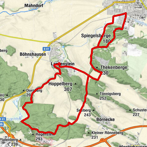 Halberstadt-Spiegelsberge - Luchsdörne - Sankt Franziskus - Spiegelsberge