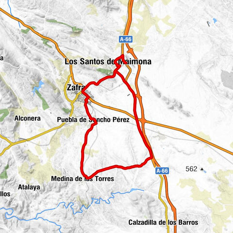 El agatxao - Los Santos de Maimona - Puebla de Sancho Pérez - Zafra