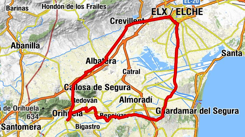 Orihuela Miguel Hernández - Orihuela - Ermita del Camino Viejo de Callosa - Rojales