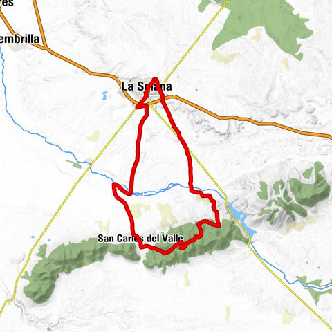 La Solana - Iglesia del Santísimo Cristo del Valle - San Carlos del Valle - Los Tablazos