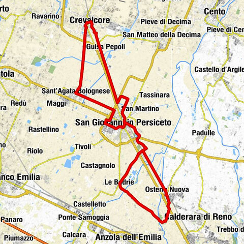 Crevalcore - Santuario di Santa Clelia Barbieri e Chiesa Parrocchiale delle Budrie - Basilica Collegiata di San Giovanni Battista - Chiesa di San Bartolomeo