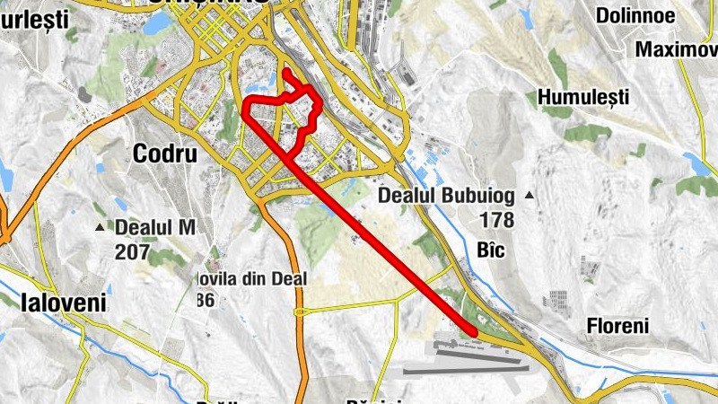 Chișinău - Porțile Orașului - Terasă-restaurant „President” - Biserica Tovărășilor