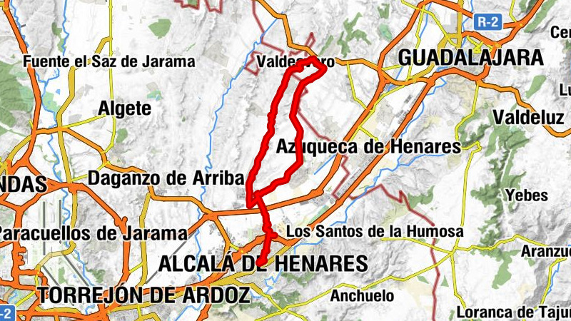 Alcalá de Henares - Meco - Camarma de Esteruelas