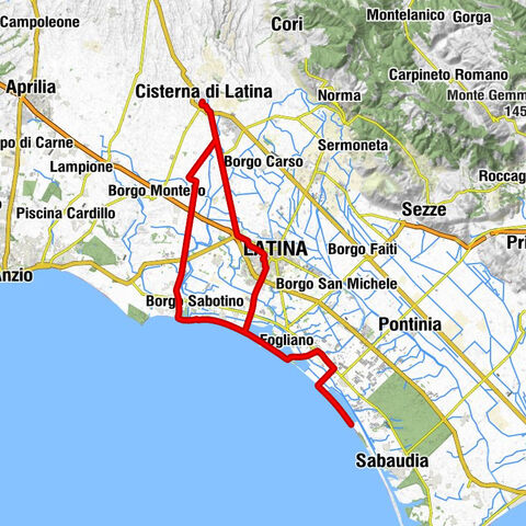 Cisterna di Latina - Santa Rita - Santa Maria della Letizia