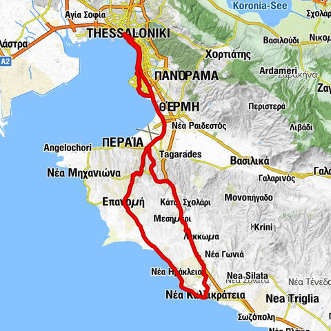 Νέος Σιδηροδρομικός Σταθμός - Ι.Ν. Αγ. Γρηγορίου του Θεολόγου - Ι.Ν. Οσίας Παρασκευής της Επιβατινής - Θεσσαλονίκη