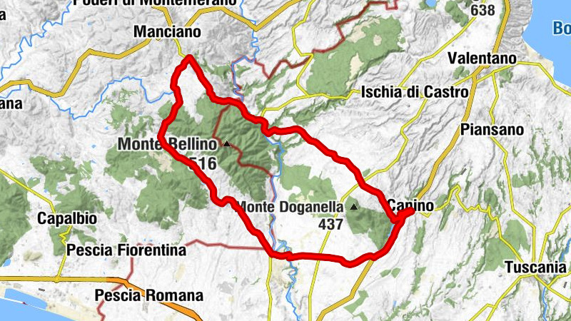 Canino - Musignano - Madonna delle Mosse