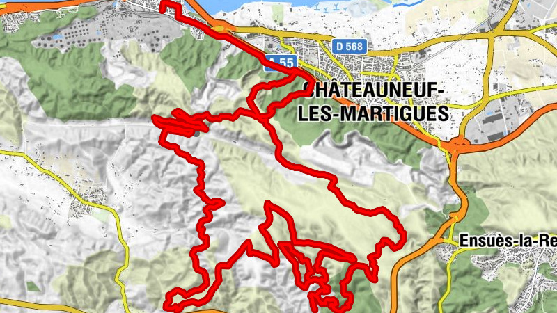 La Mède - Châteauneuf-les-Martigues - Croix de la colline de Sausset