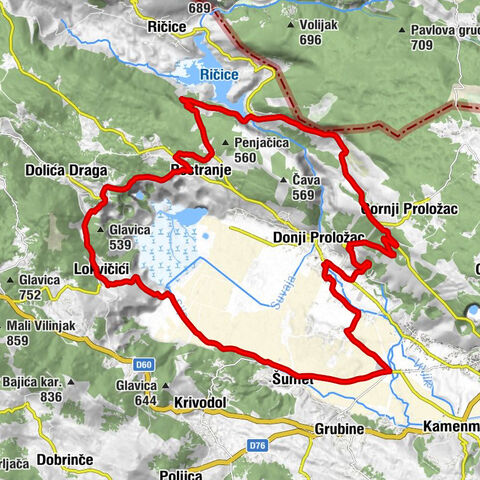 Kaćunići - Kapela Porođenja BDM - Milovići - Lokvičići