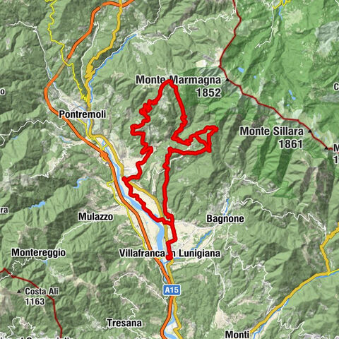Villafranca-Bagnone - Chiesa di San Giovanni Battista - Monte Bosta - Monte di Filattiera