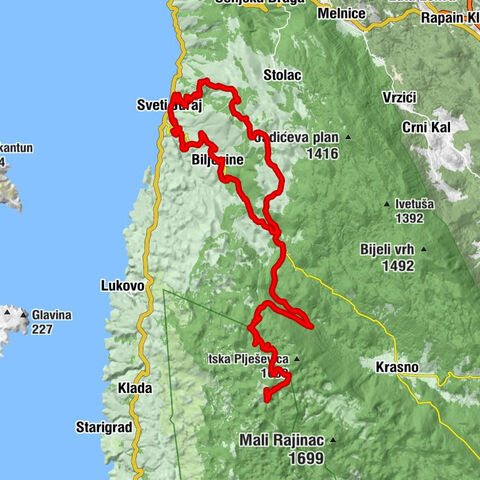 Sveti Juraj - Kuća Oltari - Dom Zavižan - Sv. Ivanu