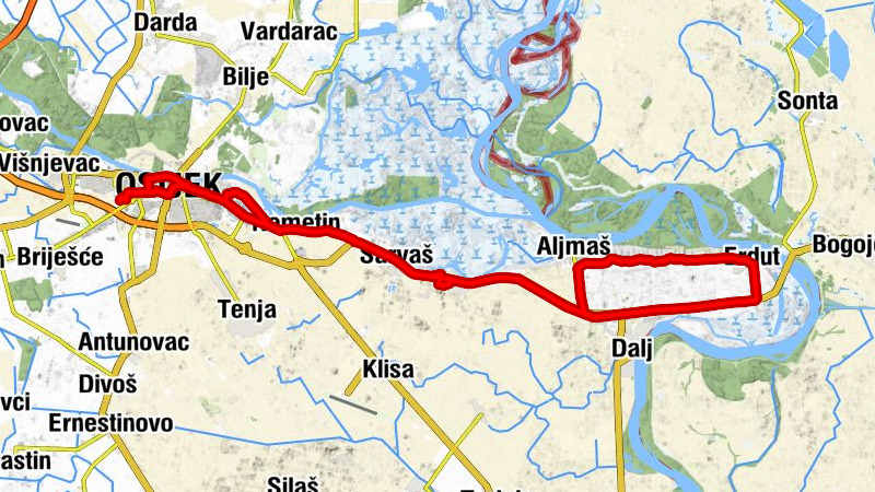 Našičko naselje - Crkva svetog Ivana Krstitelja - crkva Svih Svetih - Manastir Uspenja Presvete Bogorodice