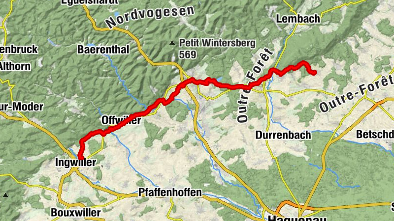 Alsace Moselle Circuit Lampertsloch Ingwiller