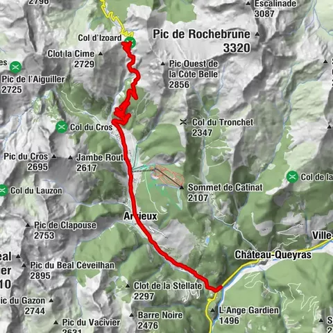 Montée du Col de l'Izoard - Sud