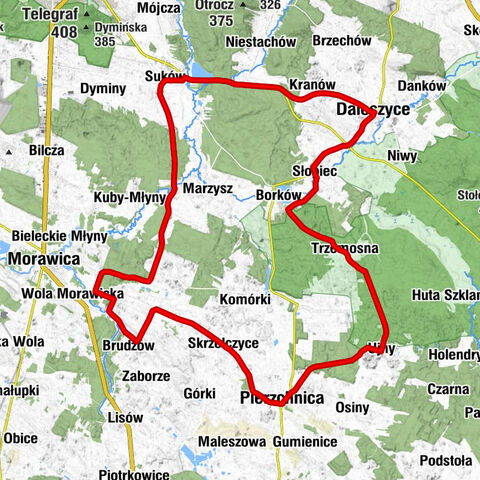 Folkówka u Strażaka - kaplica świętego Antoniego - Pierzchnica - Daleszyce