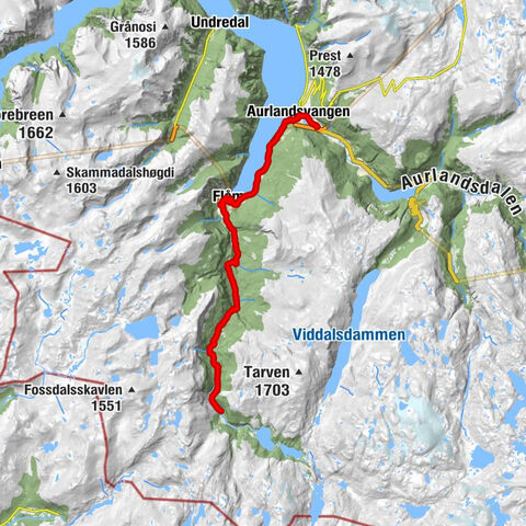 Lunde - Rygg - Vangen kyrkje - Flåm kyrkje