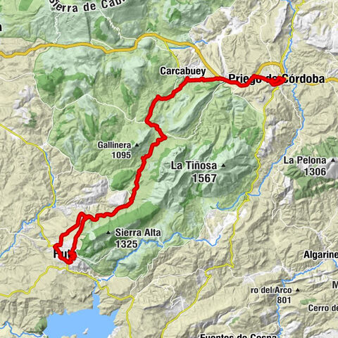 Priego de Córdoba - Carcabuey - Rute - Ermita de Belén