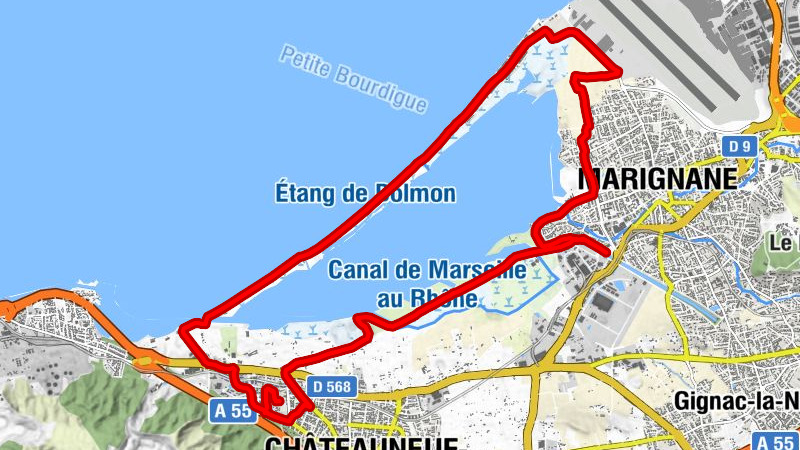 Châteauneuf-les-Martigues - Pins - Restaurant la Galiote - Église Saint-Laurent-Imbert