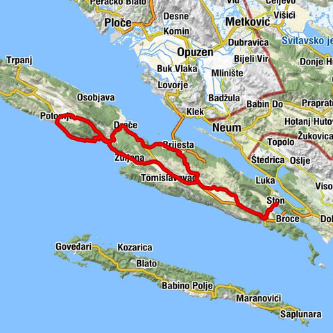 crkva svetog Vlaha - Sv. Kata - Kozje ždrijelo - Ston