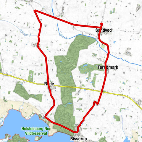 Sandved - Tornemark - Nyboder - Skafterup