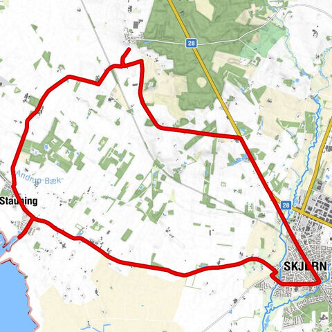 Skjern - Stampen - Stauning Kirke