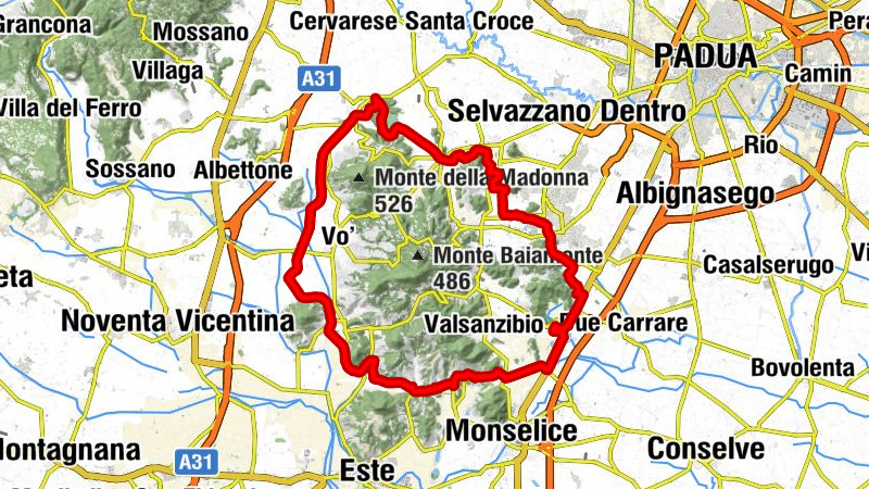 Battaglia Terme - Chiesa del Pigozzo - Chiesa di Cinto Euganeo - Oratorio Santissima Trinità