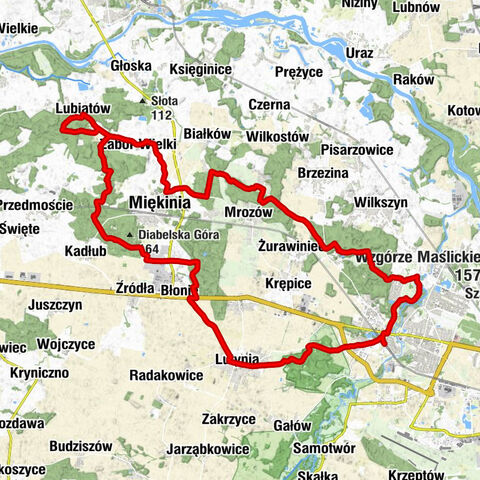 Wrocław Leśnica - Szubieniczne Wzgórze - Wielka Wydma - Wieża