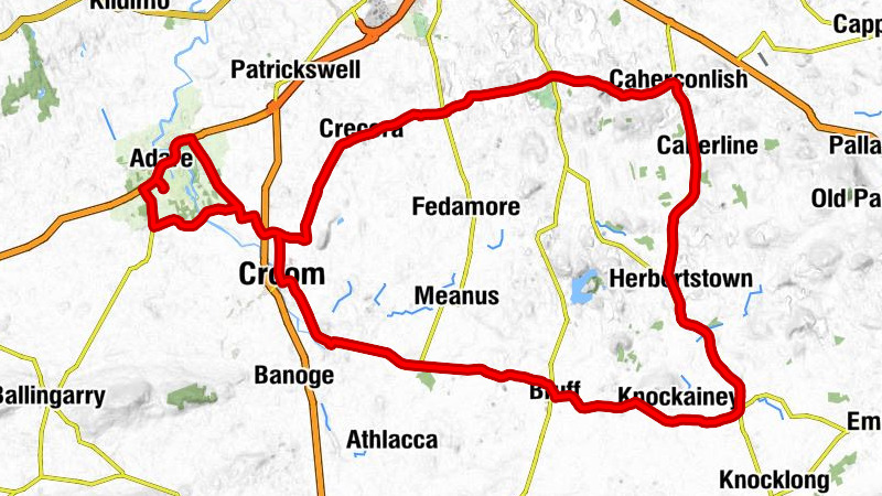 Adare - Trinitarian Abbey - Croom - Skehanagh
