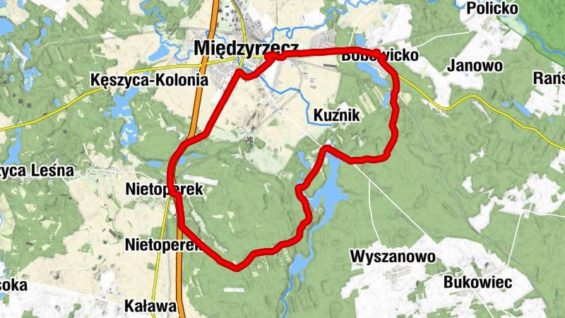 Bobowicko - Skoki - Nietoperek - Międzyrzecz